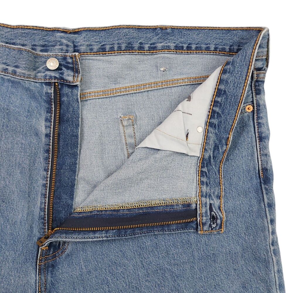 Levi's Jean Shorts Mens 44 Blue Denim Casual Skater Loose Baggy Retro Skater - Picture 2 of 11
